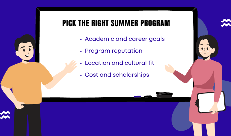 How to pick the right summer program