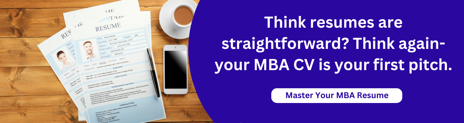 Master Your MBA Resume
