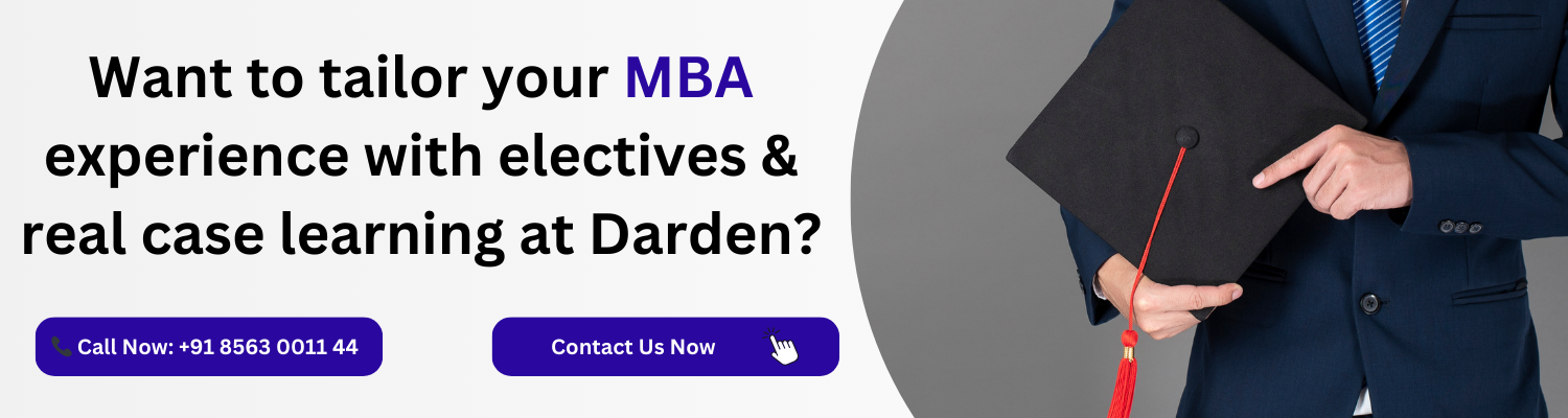 Want to tailor your MBA experience with electives & real case learning at Darden?