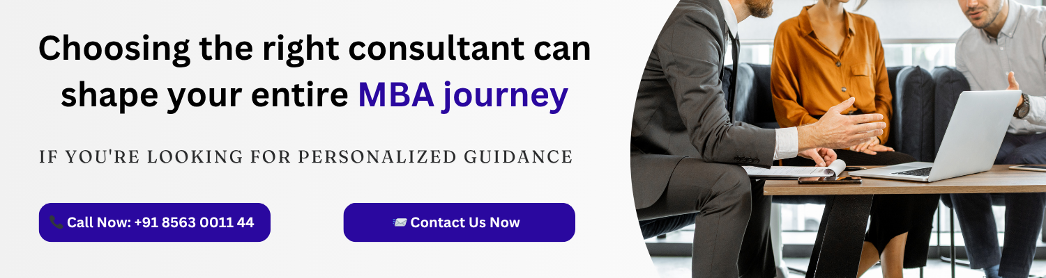 Choosing the right consultant can shape your entire MBA journey