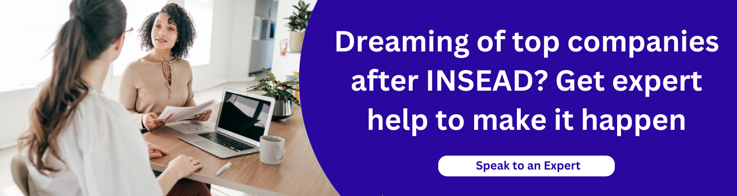 Get expert help to find top companies after INSEAD