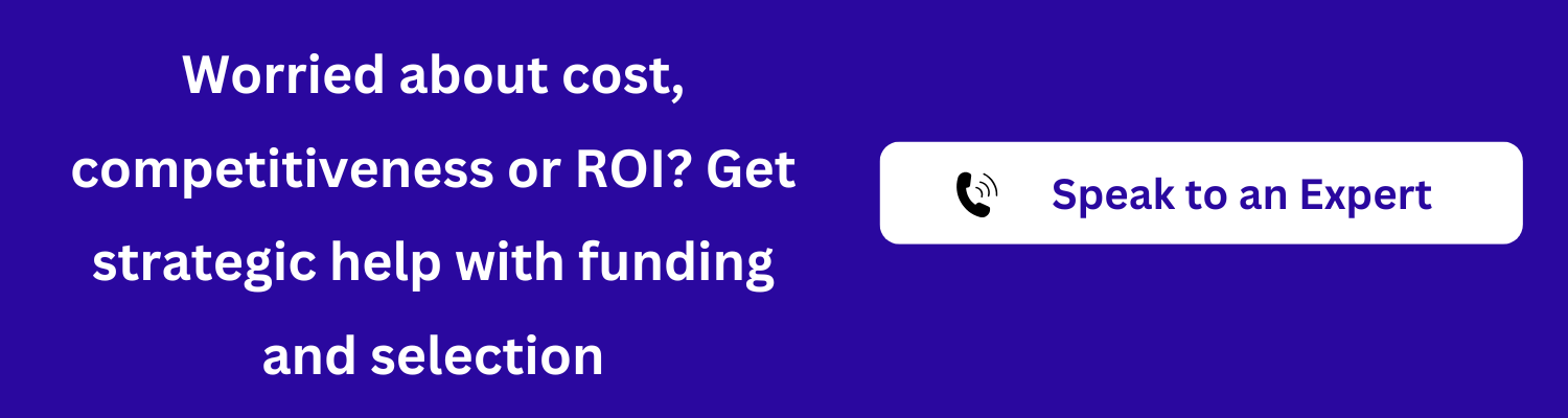 Get strategic help with funding and selection