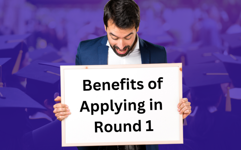 Benefits of Applying in Round 1 For MBA