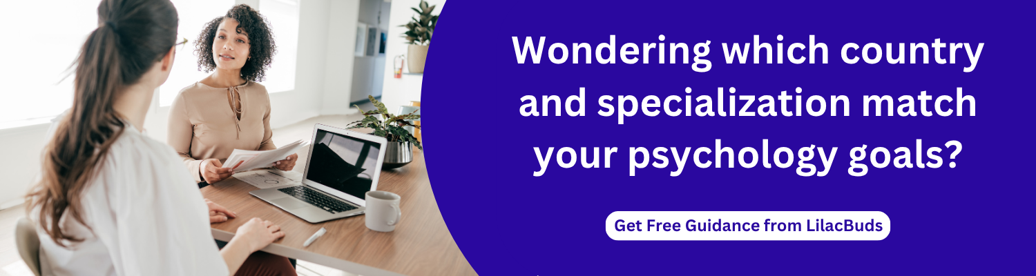 Wondering which country and specialization match your psychology goals?