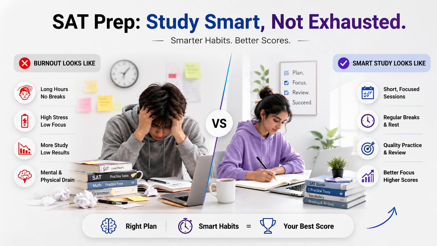 SAT Prep: Study Smart, No Exhausted